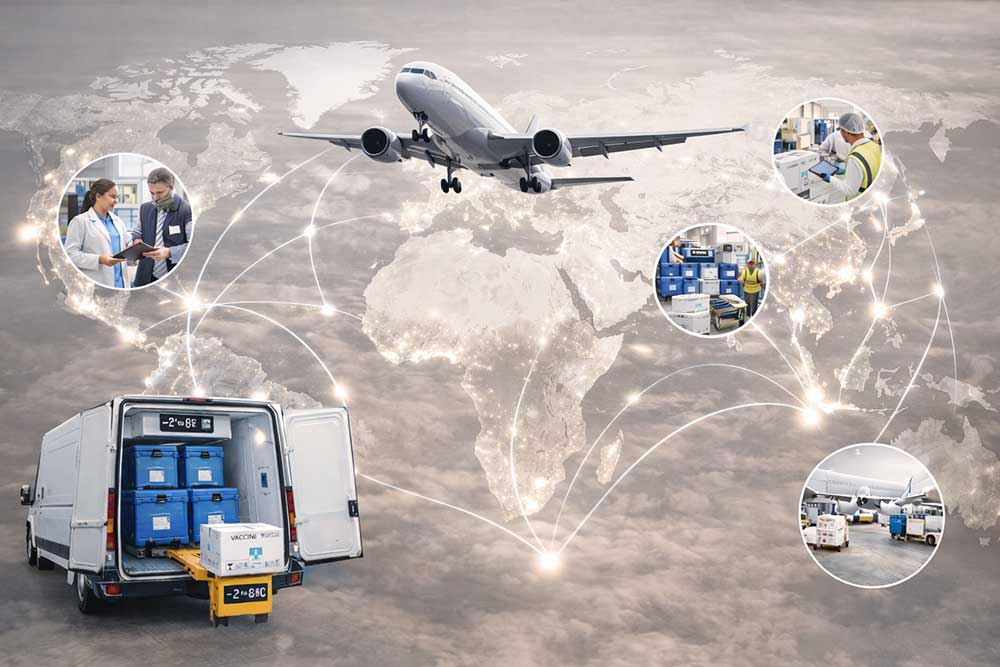 network coverage pharma logistics